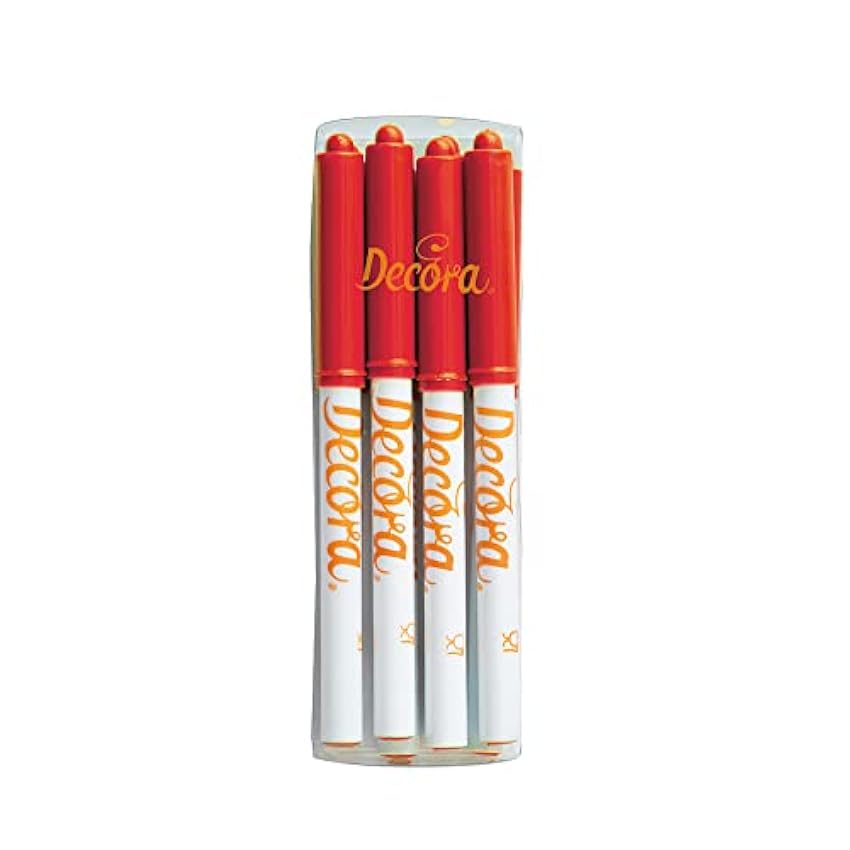Decora 1255019 8 Red Edible Marking Pens 49qHYRJg