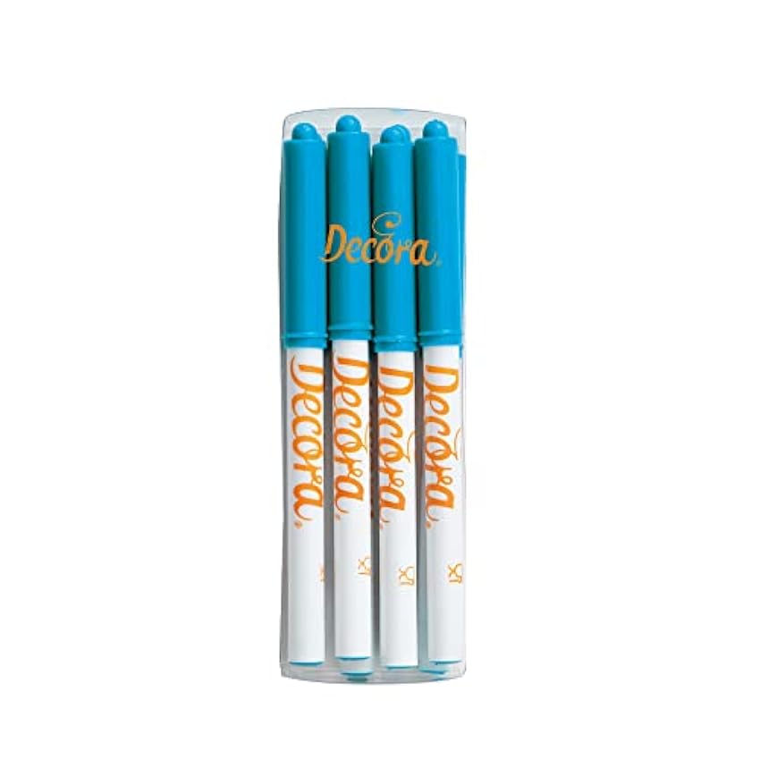 Decora 1255013 8 Light Blue Edible Marking Pens 7tHmcok