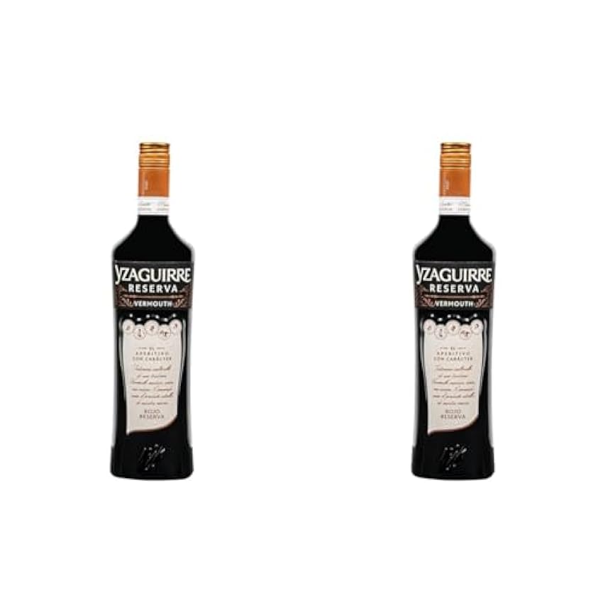 Yzaguirre Vermouth Rojo Reserva, 1 L (Paquete de 2) 8FF