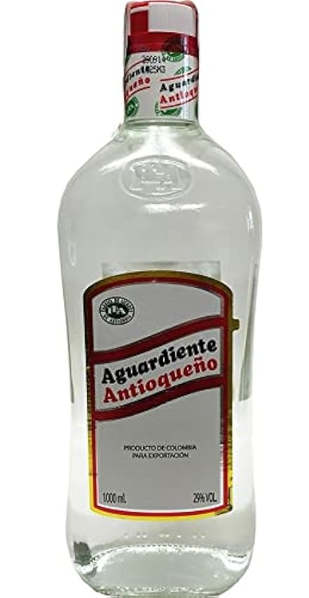 Aguardiente Antioqueño - Bebida espirituosa anisada - 1000ml 1 Litro (Rojo) APyCmt0o
