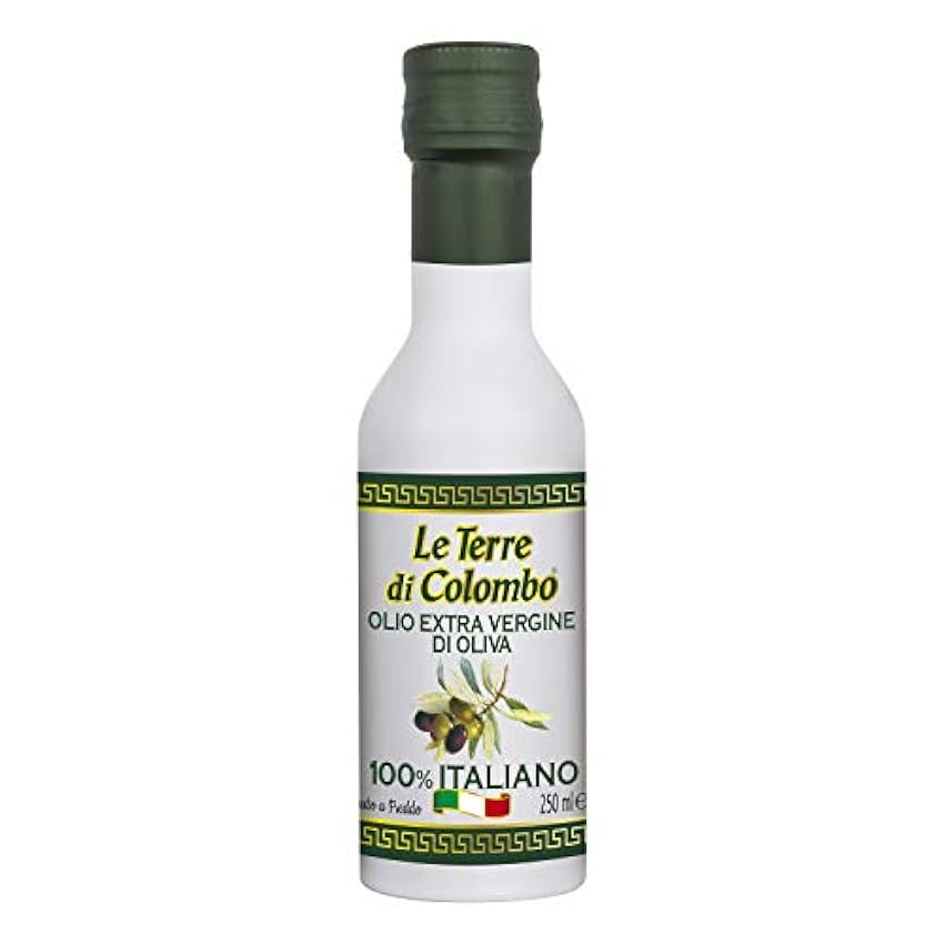 Le Terre di Colombo Aceite de Oliva Virgen Extra 100 % Italiano, Botellas de Aluminio de 0.25 L, Lote de 6 dBhRAn4k