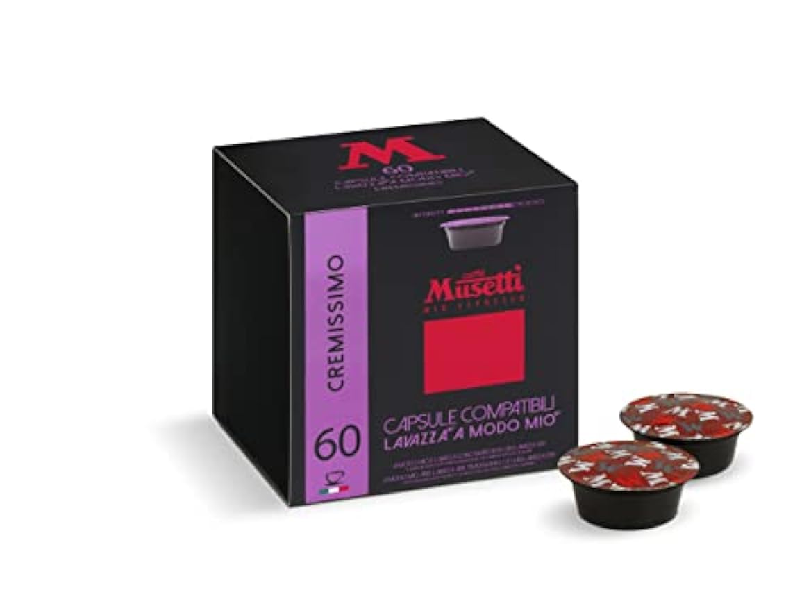 Caffè Musetti, 60 cápsulas de café compatibles con Lava