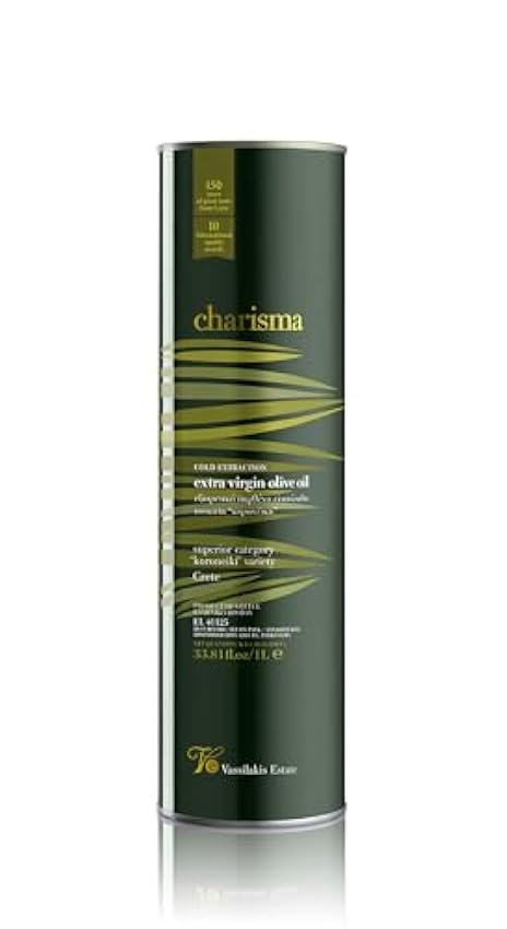 Aceite de oliva extra virgen de Charisma Greeg, 1 litro