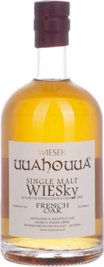 Wieser Single Malt WIESky French Oak Whisky 40% Vol. 0,5l brygPYmW