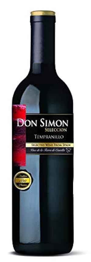 Don Simón Selección Tempranillo - Vino Tinto de la Tierra de Castilla - Caja de 6 botellas por 750 ml DgYn5hWs