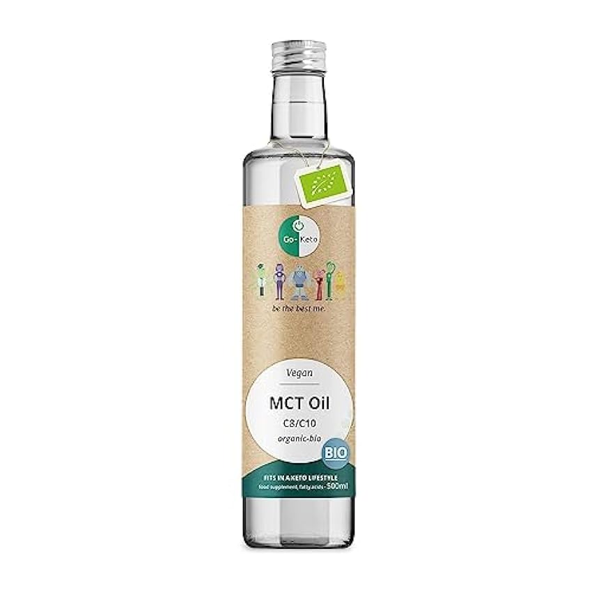 Go-Keto BIO MCT Oil 500ml - Aceite MCT C8/C10 organico 
