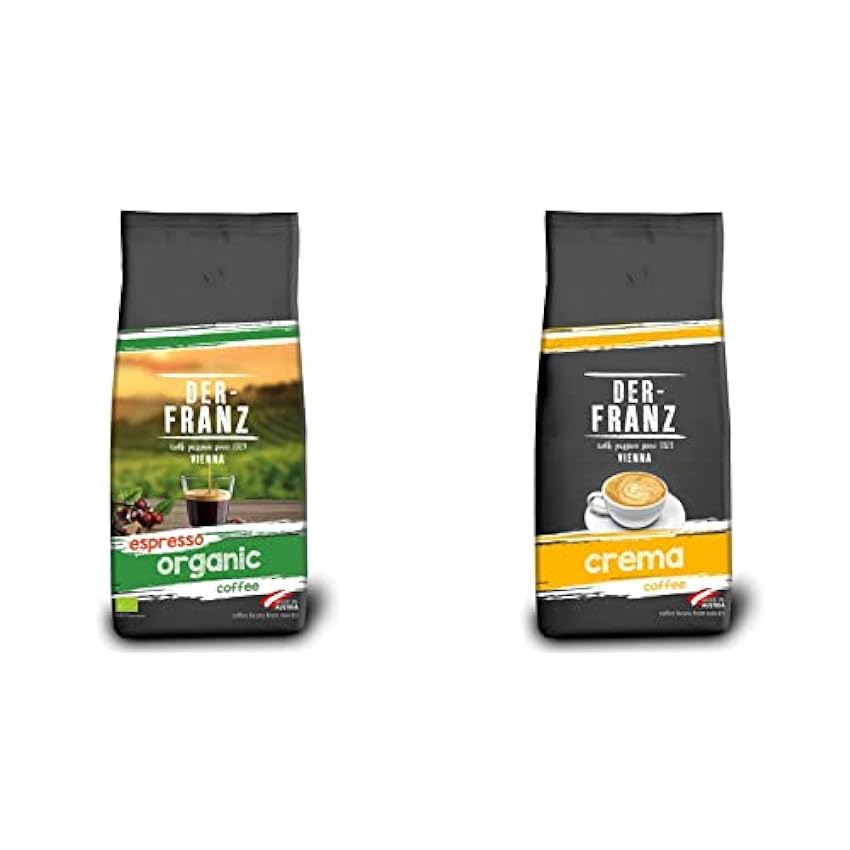 DER-FRANZ - Café espresso ecológico, granos enteros, 10