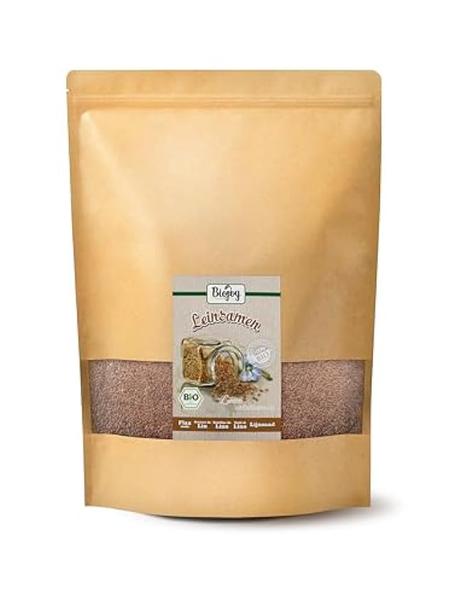 Biojoy Semillas de lino BÍO (2,5 kg), marrones y entera