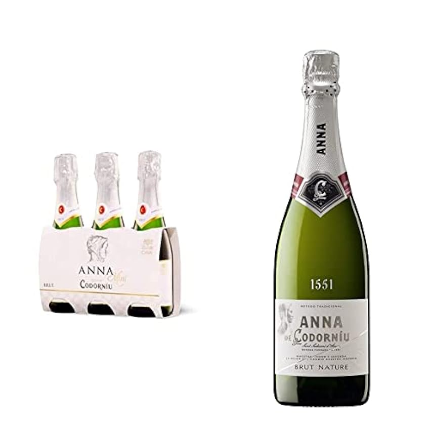 Anna de Codorníu - Cava Brut - Pack 3 botellas mini 20c