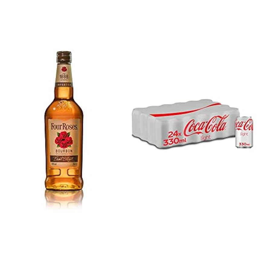Four Roses Whisky de Bourbon, 700ml & Coca-Cola Light R