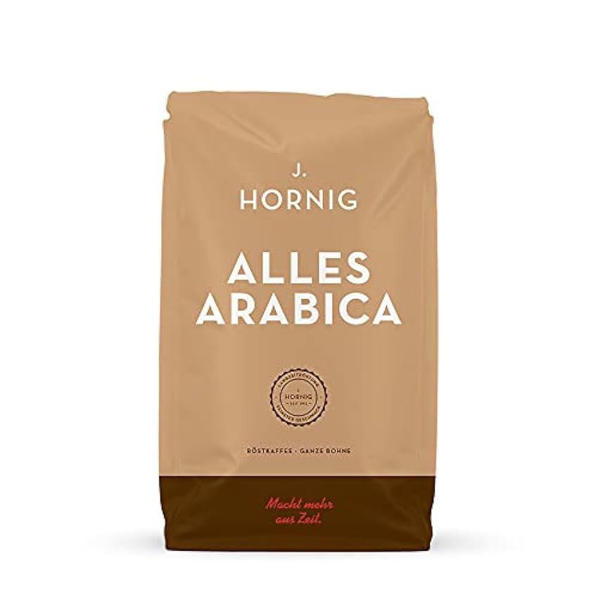 J. Hornig café en grano de tueste natural, 100% arábica, 500g, café de Austria ehjXz1np