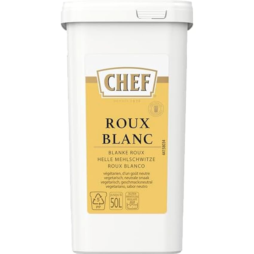 Chef Roux Blanco Preparado para Espesar o Ligar Salsas 1 kg ewGaTnyh