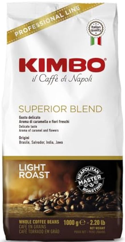 Kimbo Espresso Bar Superior Blend 1kg Kaffee ganze Bohn