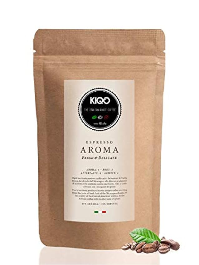 KIQO Aroma 1kg Espresso | excelente café tostado premiu