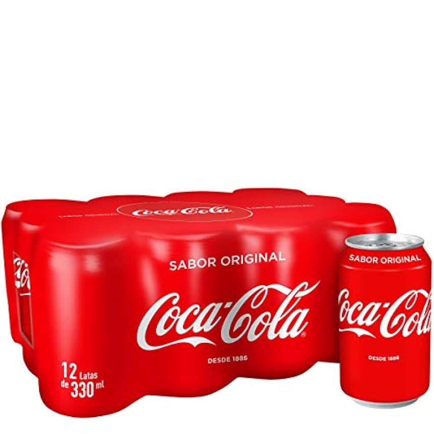 Coca-Cola - Regular, Refresco con gas de cola, 330 ml (