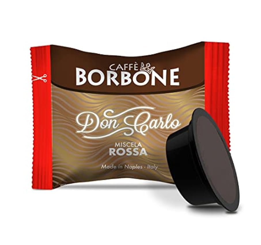 Caffè Borbone Café Don Carlo, Mezcla Roja - 100 Cápsula