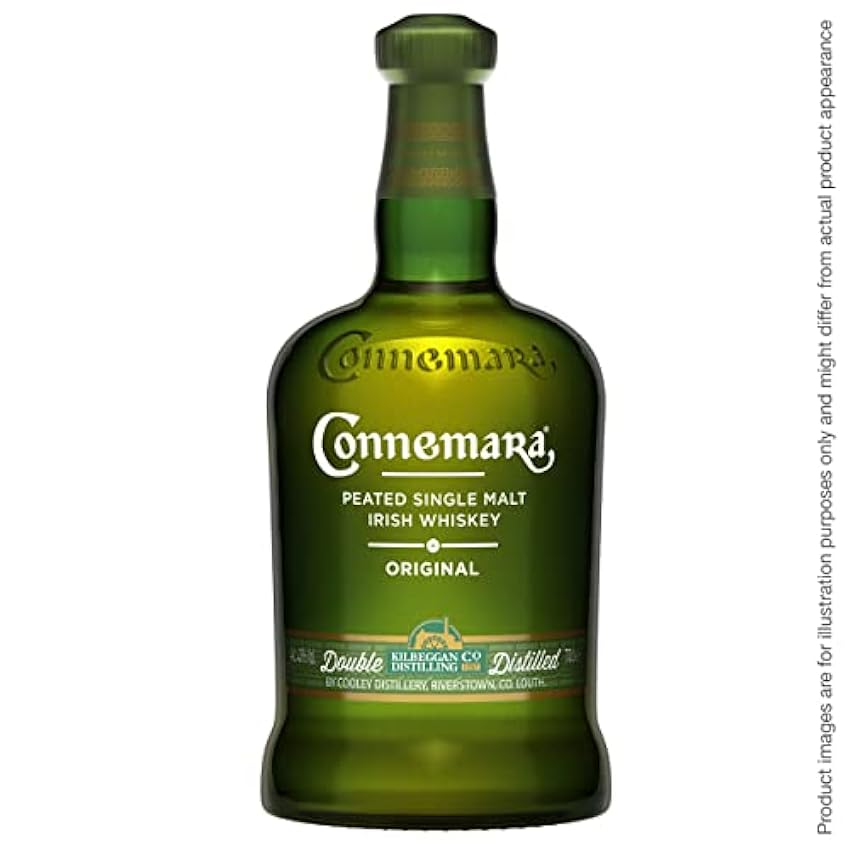 Connemara Original Peated Single Malt Whiskey avec étui, Whisky Irlandais 40% - 70cl fFxQnxyc
