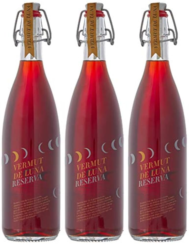 De Luna Vermouth Reserva - 3 botellas x 750 ml - Total: 2250 ml 6B7tyE3u