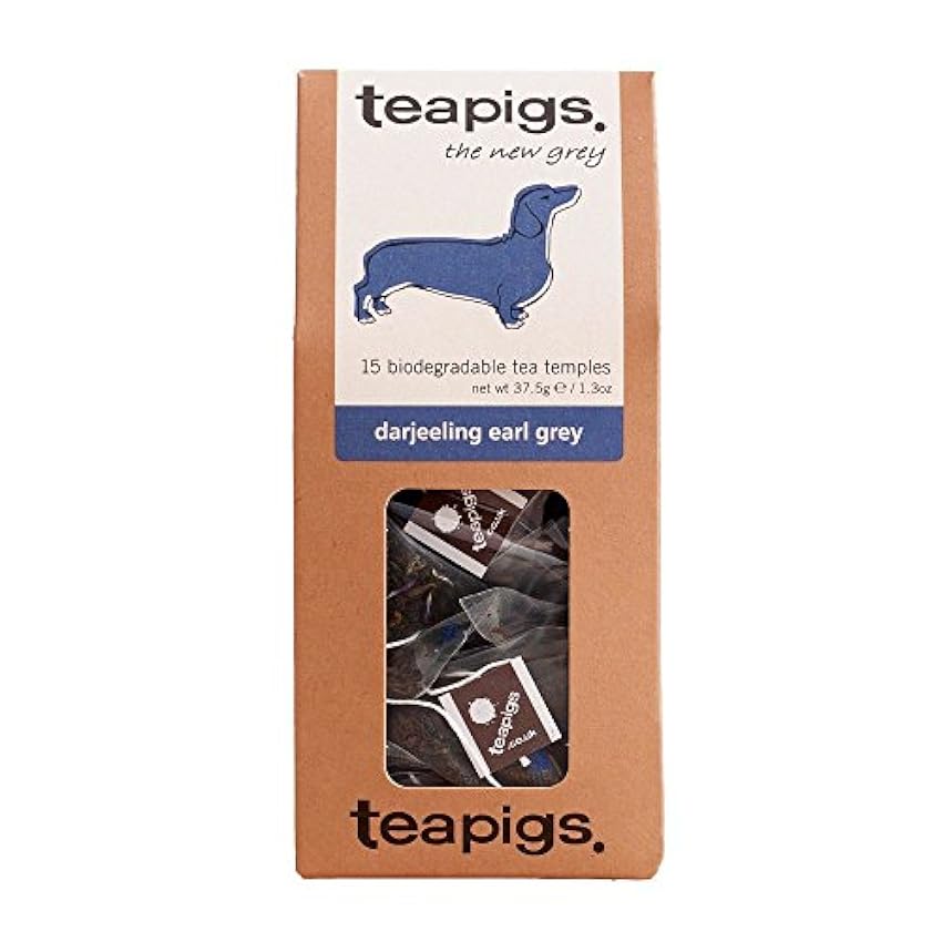 Teapigs Darjeeling Earl Grey Bolsas de té hechas con ho