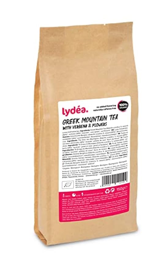 Lydea - Té griego de montaña ecológico de verbena y flo