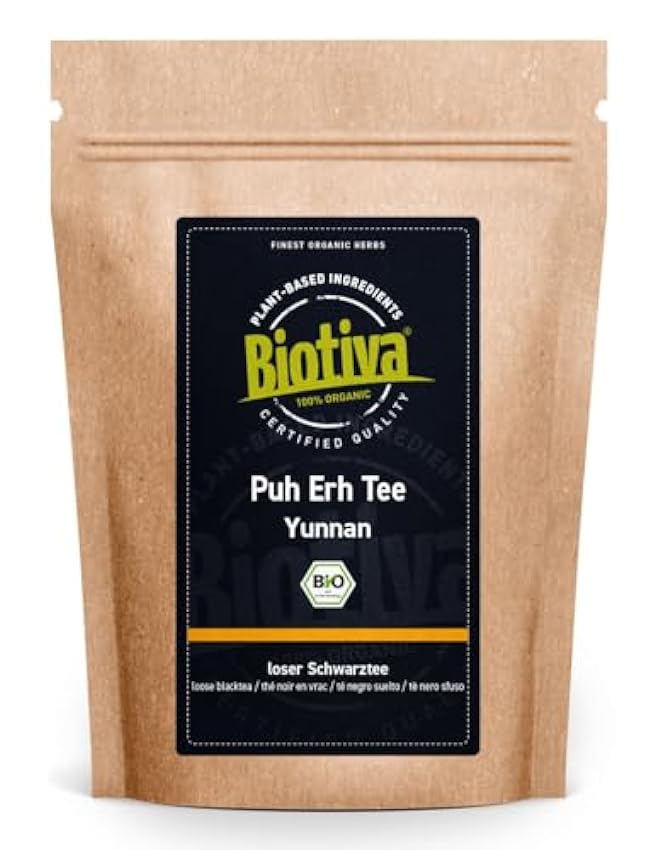 Biotiva Té Puh Erh Orgánico 100g - té negro - Región de