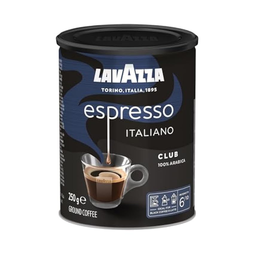 Lavazza, Espresso Club, Café Molido Natural, Ideal para