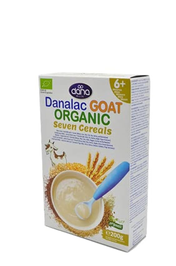 DANALAC Cereales ecológicos de cabra para bebé elaborad