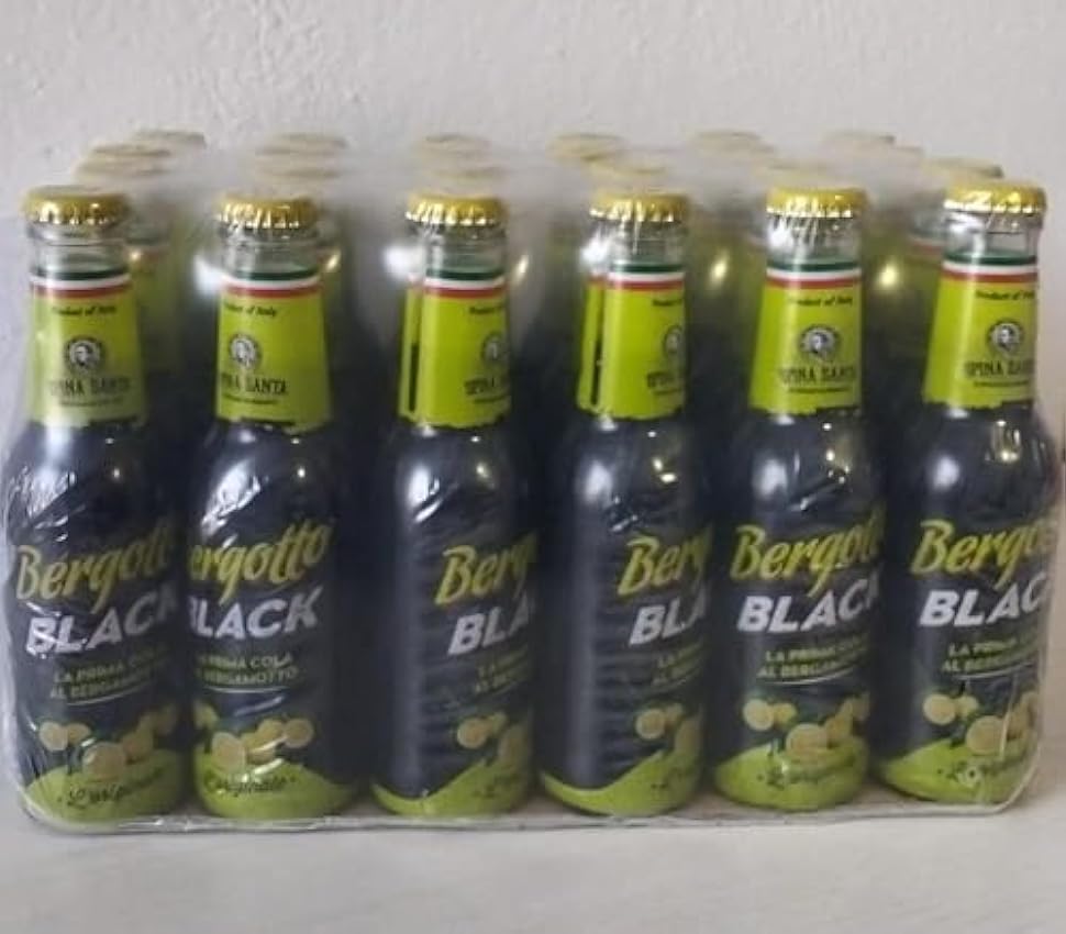 Spina Santa Bergotto Black, la Prima Cola de Bergamota, 24 botellas x 200 ml a6c6QWcH