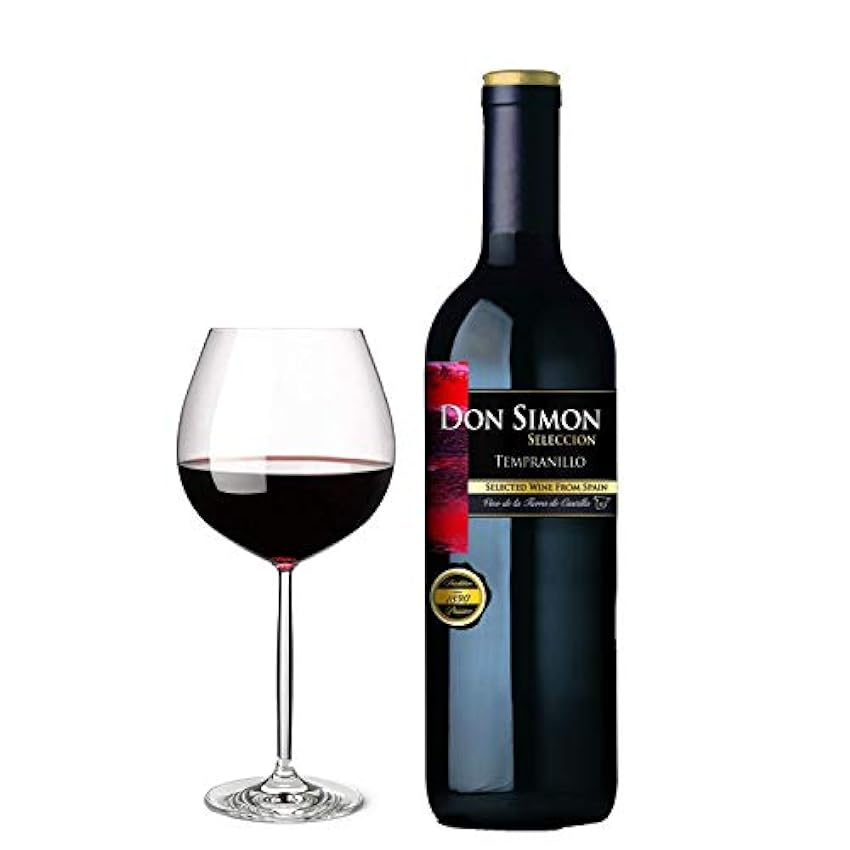 Don Simón Selección Tempranillo - Vino Tinto de la Tierra de Castilla - Caja de 6 botellas por 750 ml DgYn5hWs