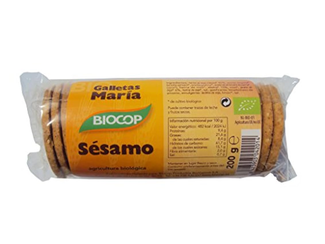 Biocop Galleta Maria Int.Sesamo Biocop 200 G 400 g dQ9n