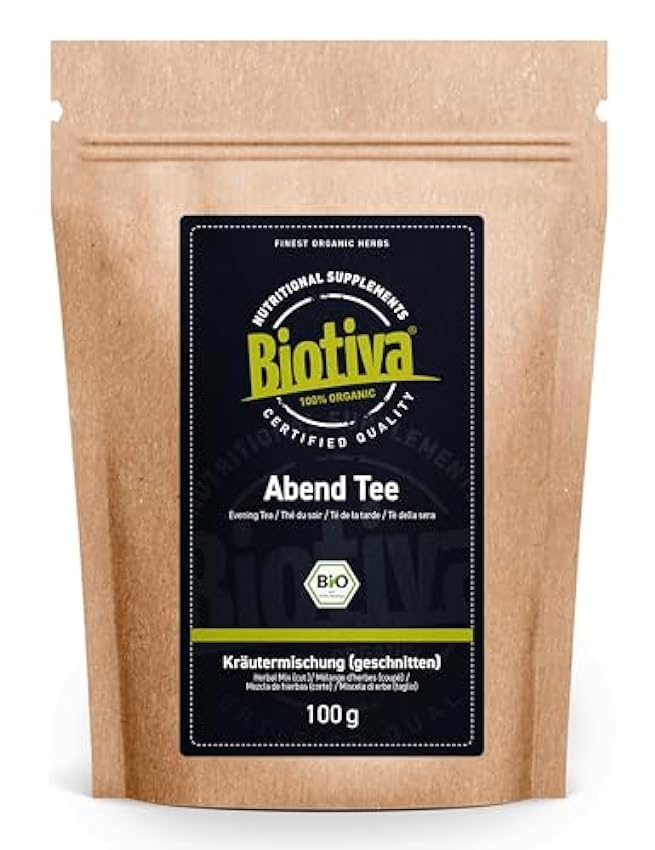 Biotiva Té de noche orgánico 100g - cortado - té de hie