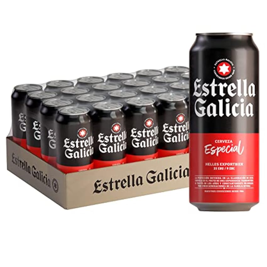 Estrella Galicia Especial - Cerveza Lager Especial, Pac