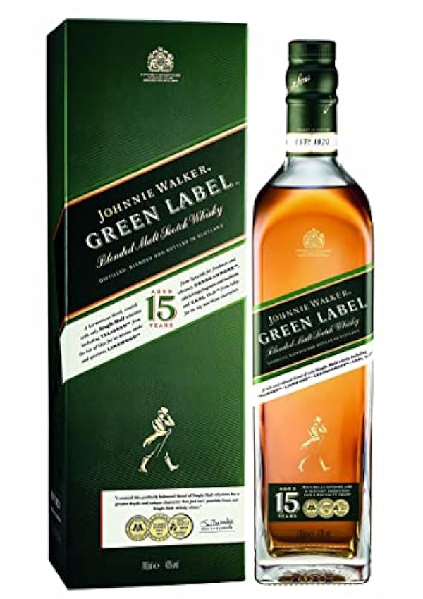 Johnnie Walker, Green label, Whisky escocés blended, 700 ml 16ZkZfWm