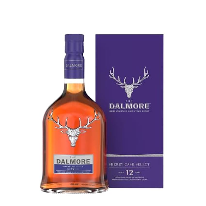 The Dalmore 12 Years Old SHERRY CASK SELECT 43% Vol. 0,7l in Giftbox BrFaZQSz