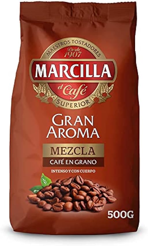 Marcilla Gran Aroma Café en Grano Mezcla | 500g 1B115qt