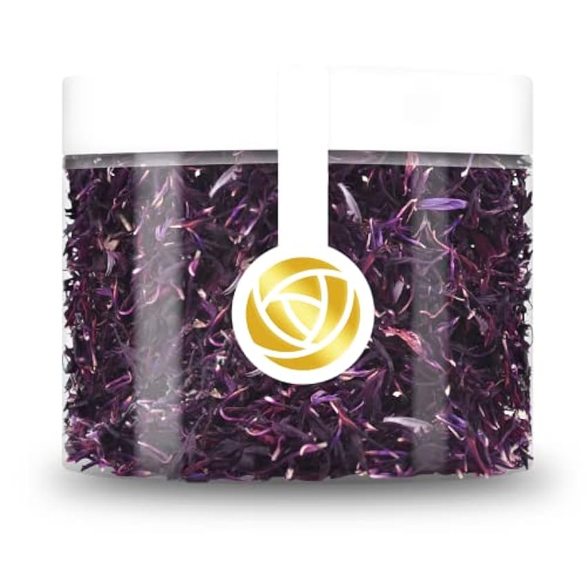 Flores de aciano comestibles (violeta) I 6 g I decoración de acianos secos I 100% natural e insípido I Ideal para té y como decoración para cupcakes, ensaladas, tartas 2wFevD5J