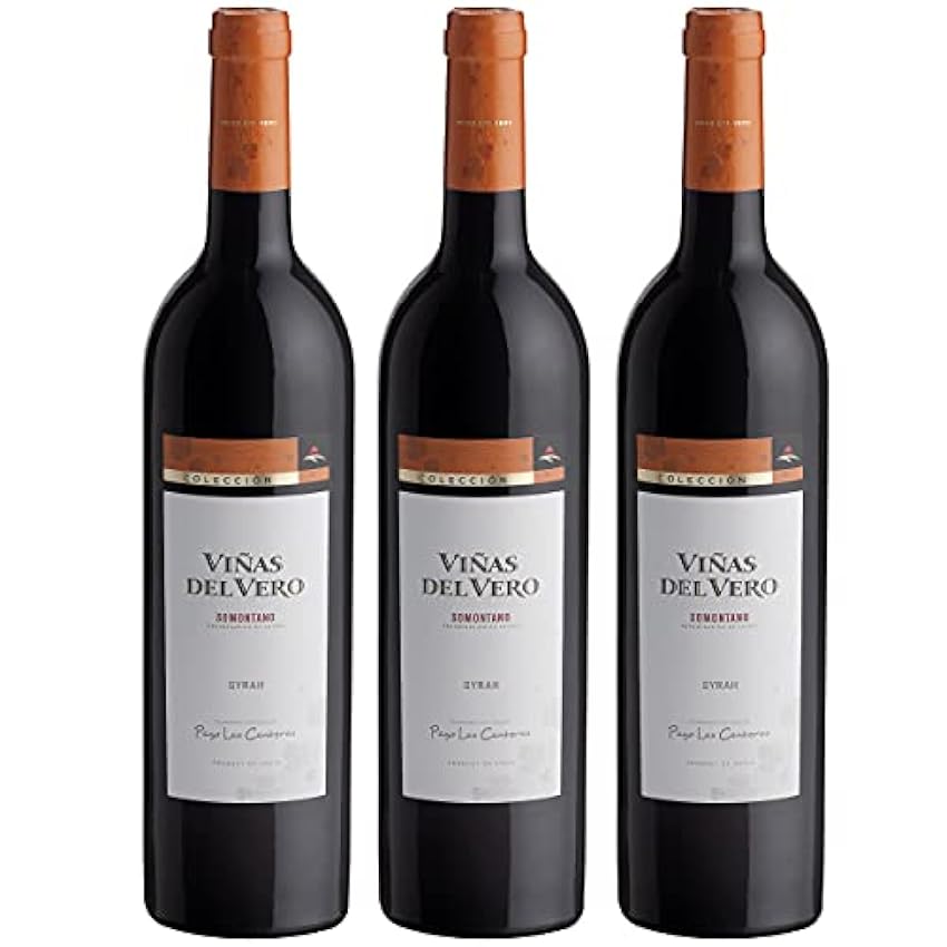 Viñas Del Vero Syrah Colección - Vino D.O. Somontano - 3 Botellas de 750 ml - Total : 2250 ml 2rWie77m