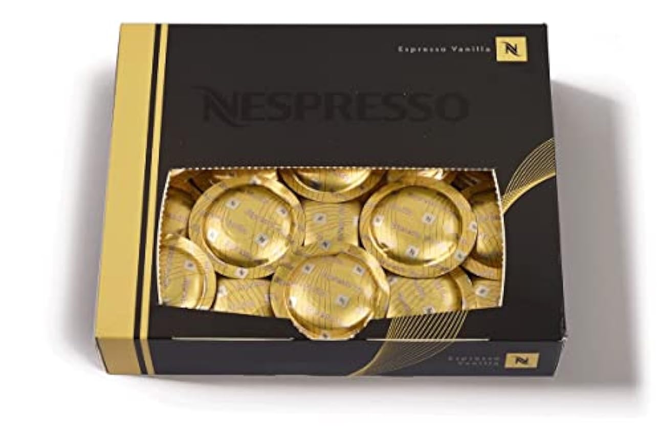 Nespresso Espresso Vanilla (1 box of 50 capsules) for C