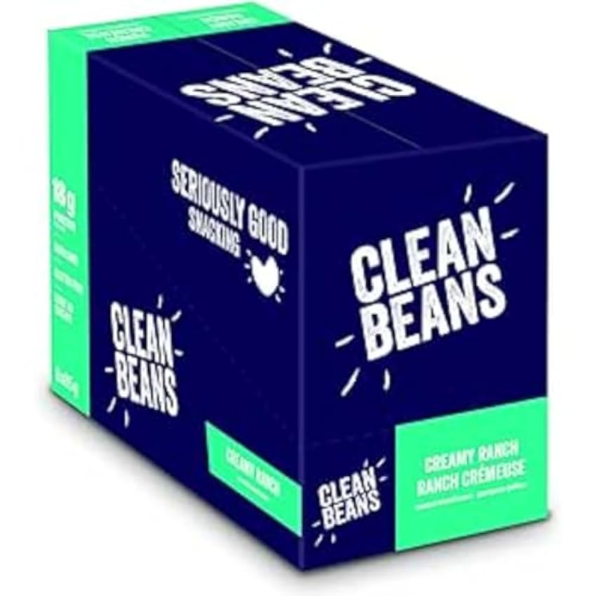 NUTRAPHASE CLEAN BEANS CREAMY RANCH 6 X 85g (BOX OF 6) 