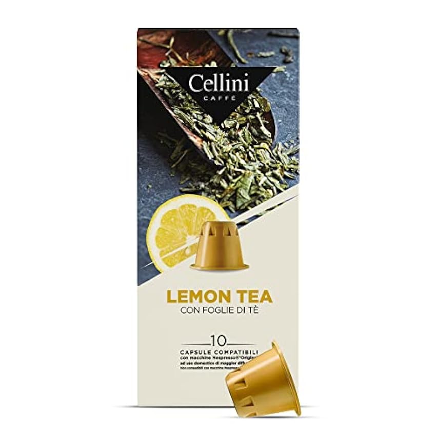 Caffè Cellini Nespresso Compatible Té Limón Cápsulas - 