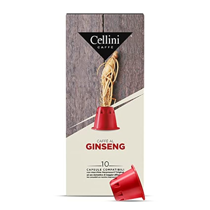 Caffè Cellini Nespresso Cápsulas Compatibles Ginseng - 