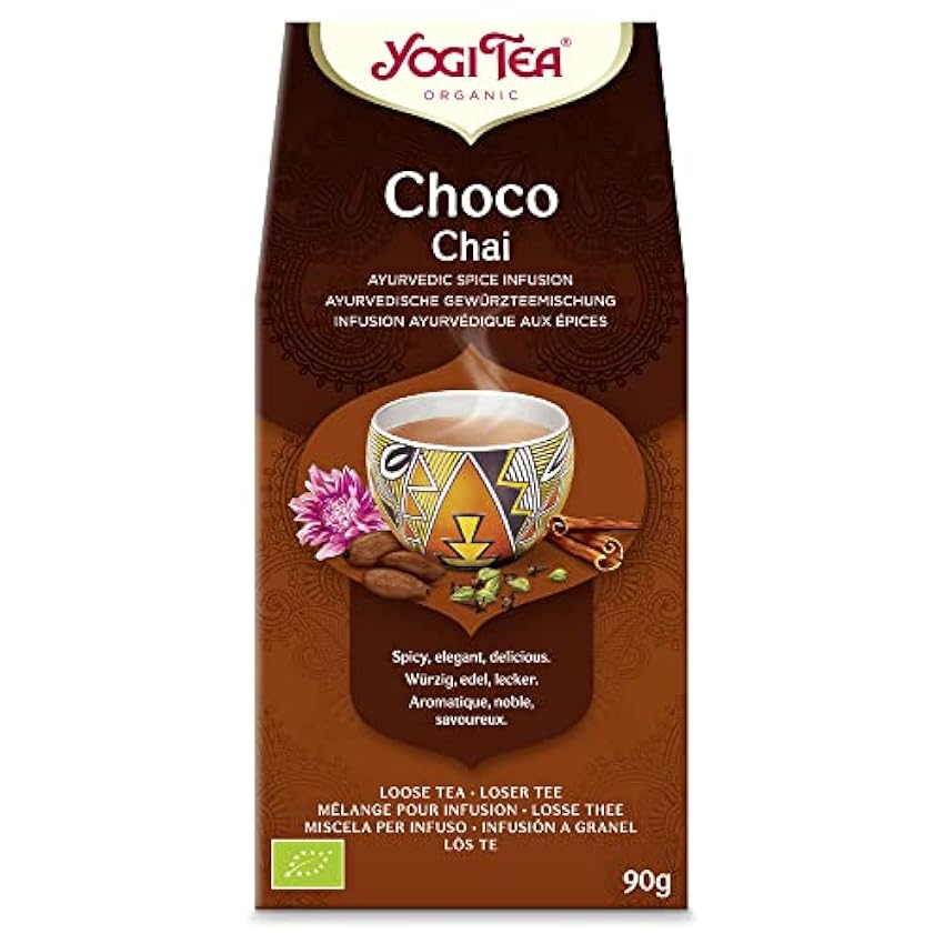 Yogi Tea Choco Chai - Infusión Ayurvédica - Mezcla de C