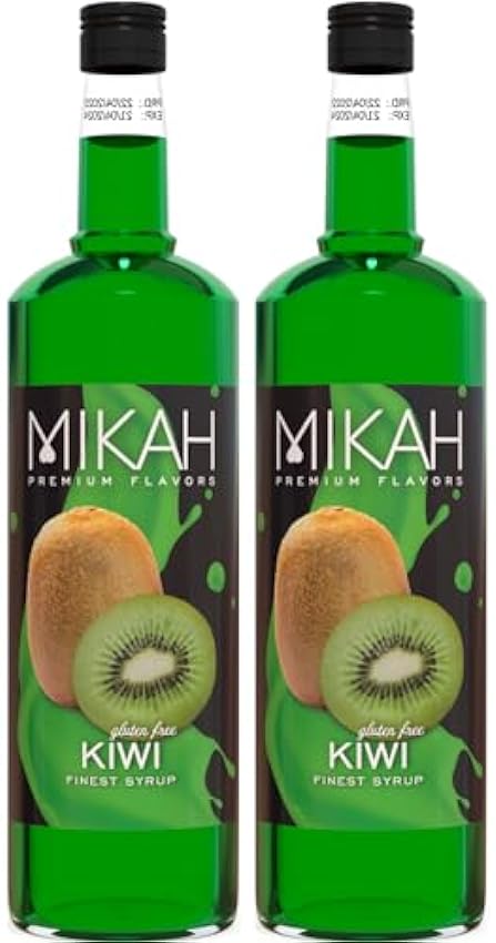 Mikah - Premium Flavors - Kiwi x2 | Jarabe para bebidas