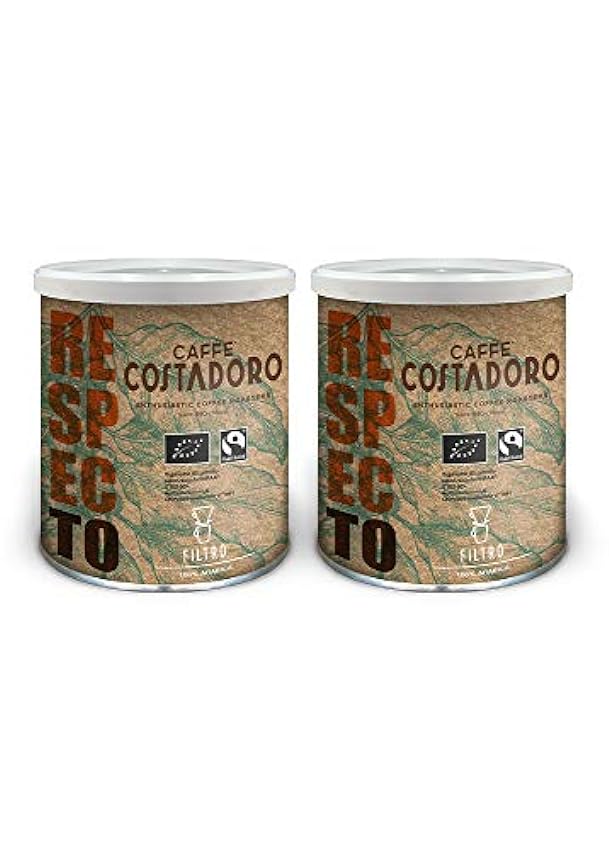 CAFFE´ COSTADORO Respecto Arabica Filtro Café 2 Latas 500 g 09oKN8Zn