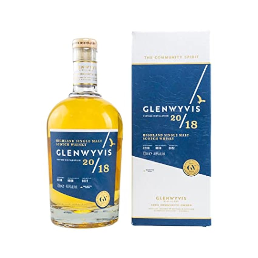 GlenWyvis Highland Single Malt Batch 02 Vintage 2018 46,5% Vol. 0,7l in Giftbox 52WRIXit