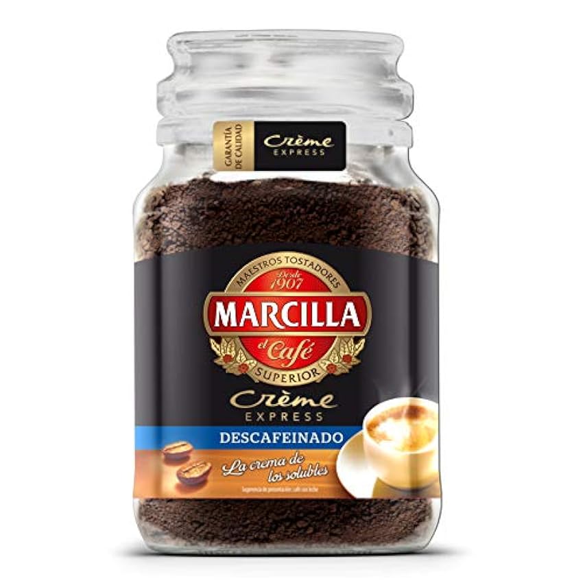 Café Marcilla soluble Crème Express Descafeinado, 200 g