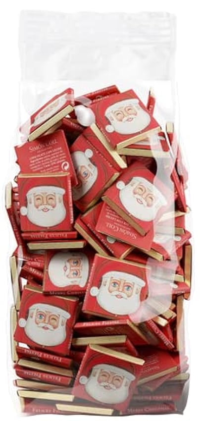 Chocolatinas de Papá Noel - bolsa de 500 gramos - 100 u