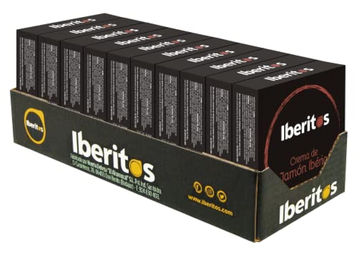 Iberitos - Crema De Jamon Iberico - 10 Latas X 140 Gram