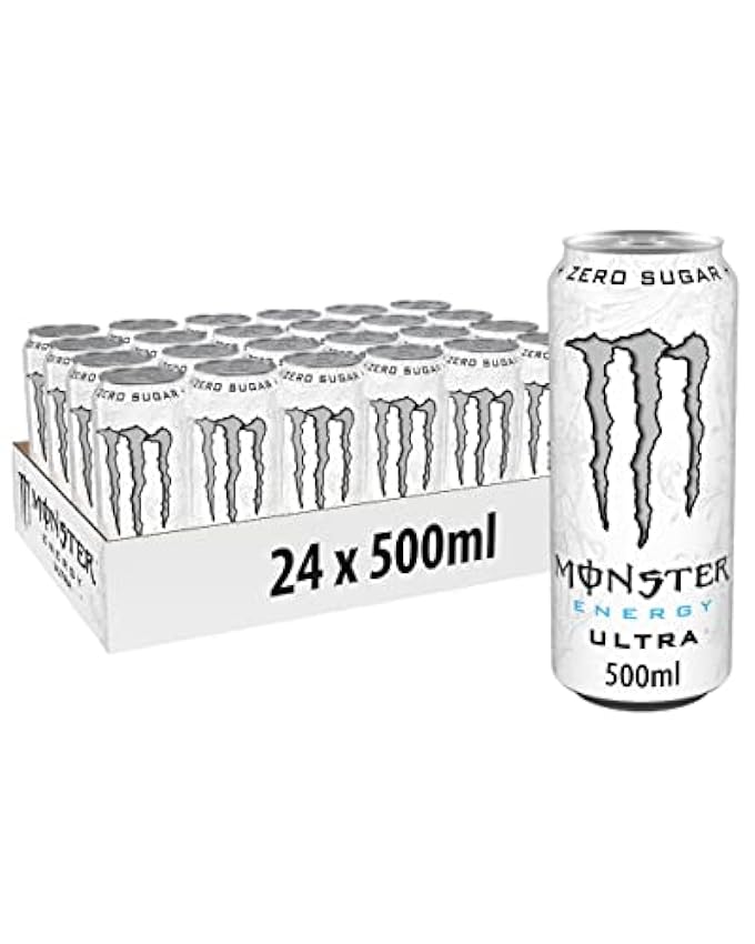 Monster Energy Ultra Blanco - 500 ml 6 x 4 unidades co9XYYOD