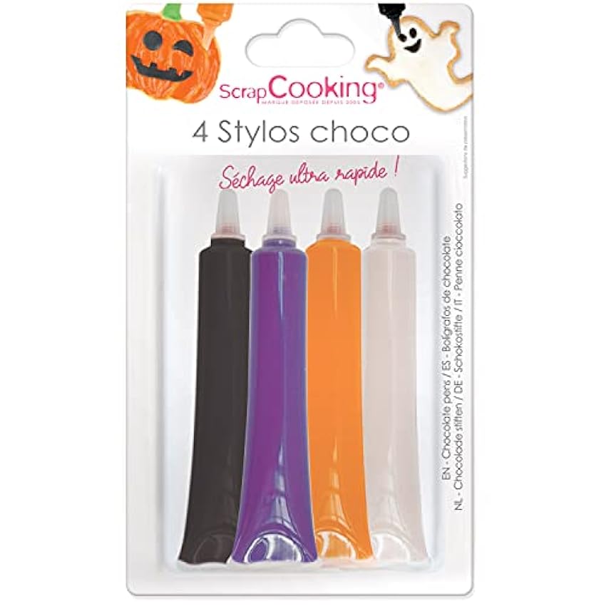4 Bolígrafos de Chocolate Halloween a9wxs5xU